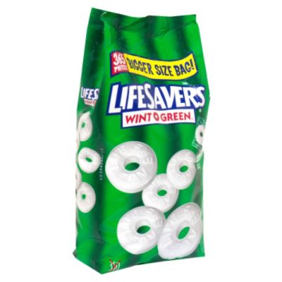 LifeSavers Candy, WintOGreen, 365 pieces [3.12 lb (50 oz) 1.41 kg]