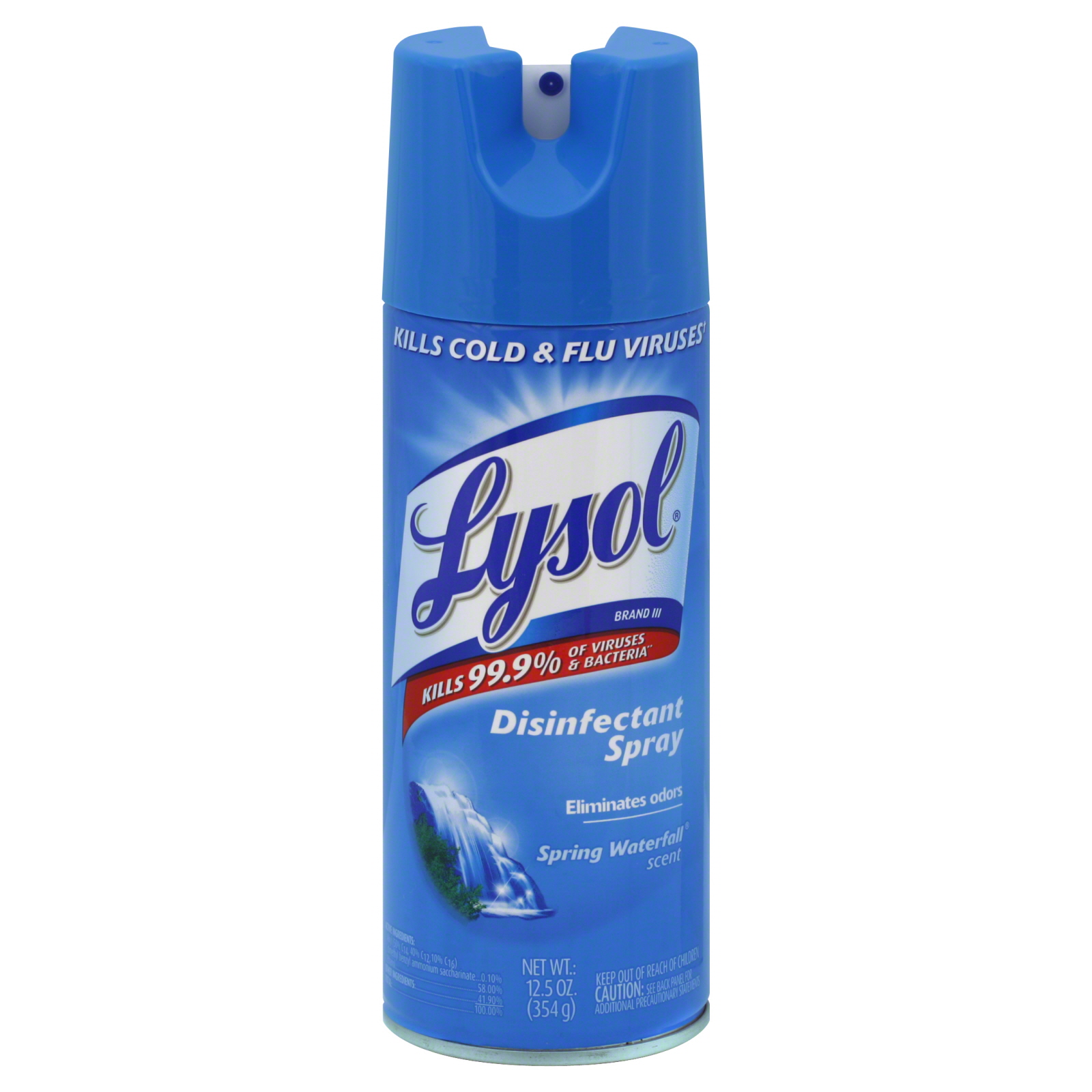 Lysol Disinfectant Spray, Spring Waterfall Scent 12.5 oz (354 g)