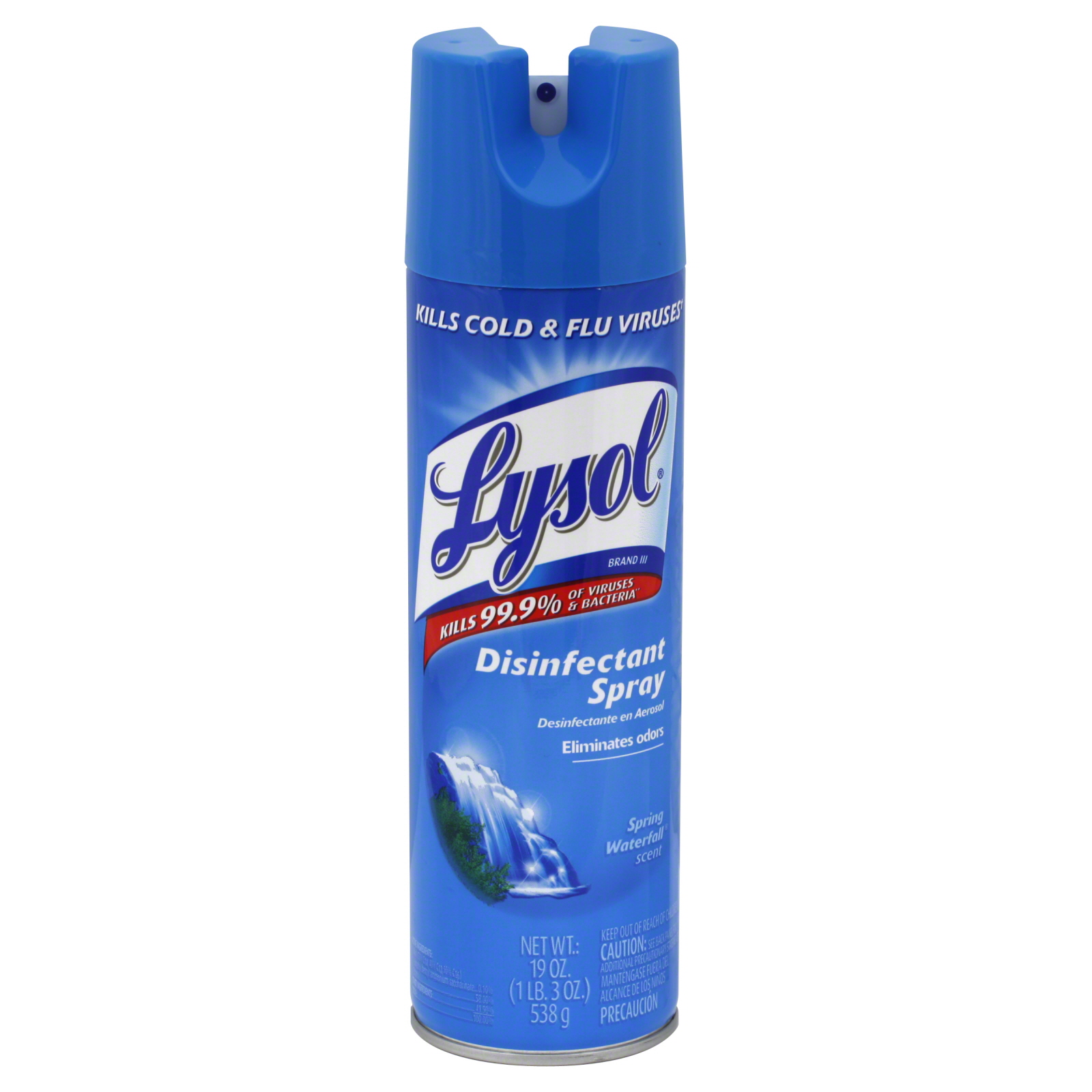 Lysol Disinfectant Spray, Spring Waterfall Scent, 19 oz (1 lb 3 oz) 539