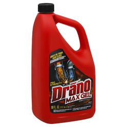 Drano 40109 Drano 80 Oz. Pro Strength Max Gel Drain Cleaner 40109