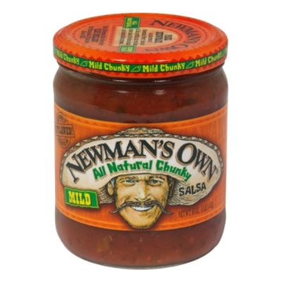 Newman's Own Salsa, All Natural Chunky, Mild, 16 oz (1 lb) 453 g