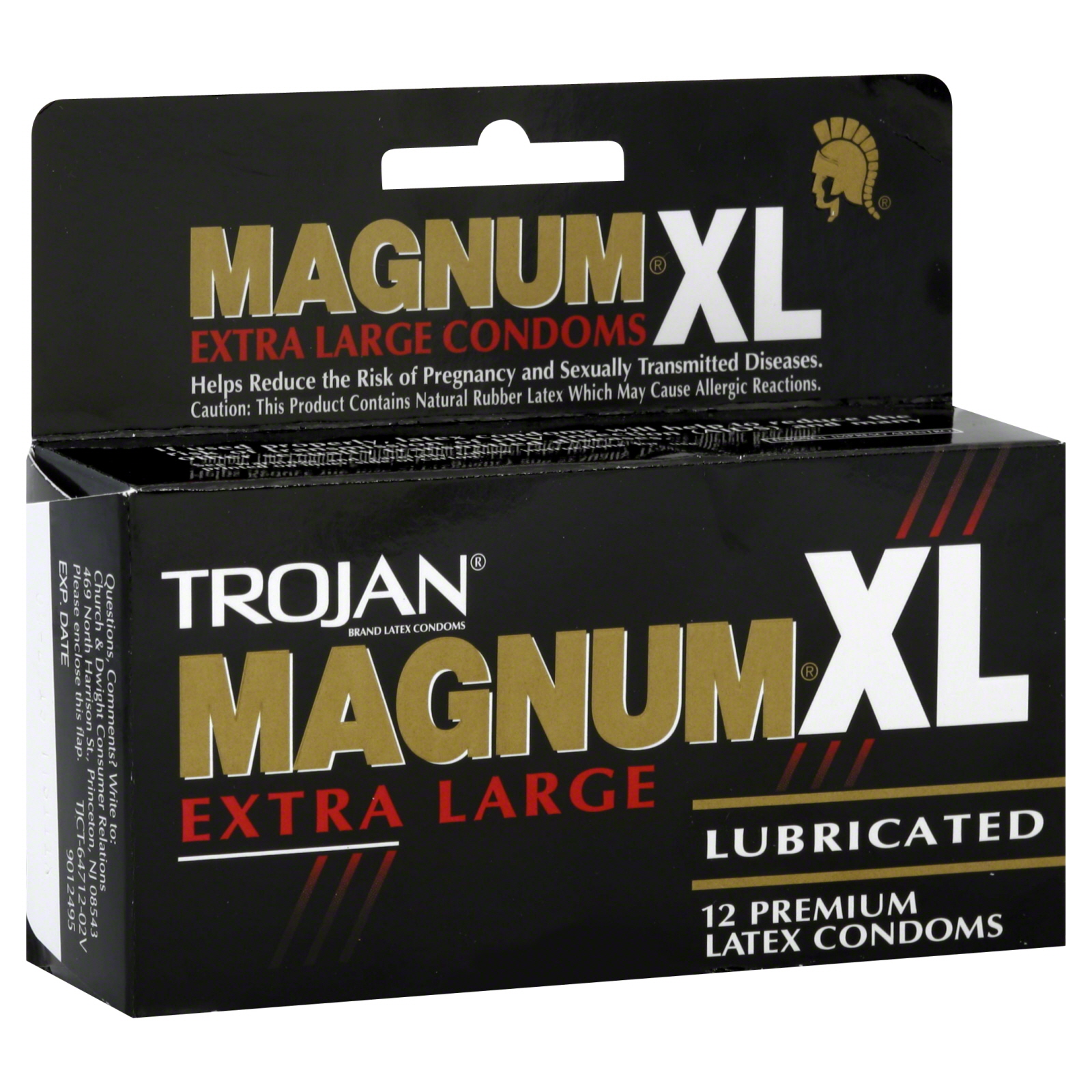 trojan brand trojan magnum xl latex condoms premium