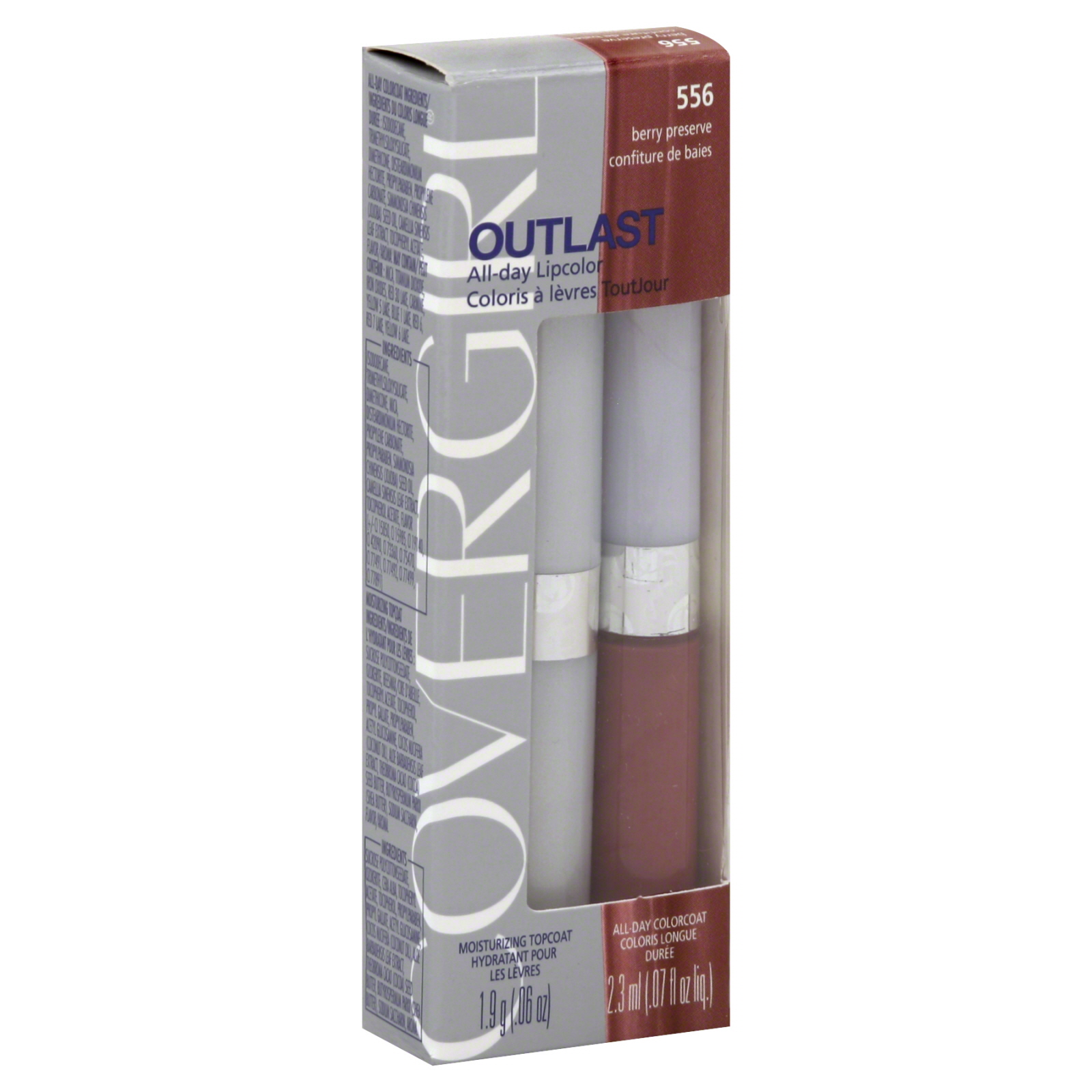 CoverGirl Outlast, Lipcolor, All-Day, Berry Preserve, 1 c