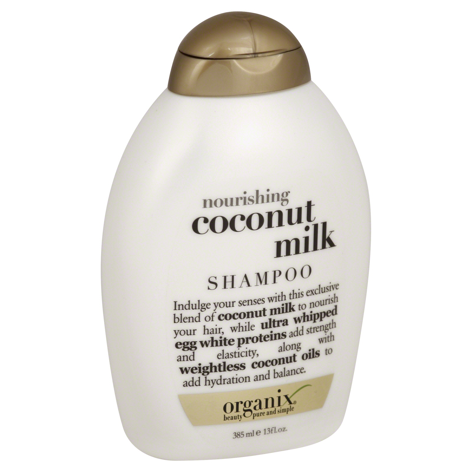 OGX Shampoo, Nourishing, Coconut Milk, 13 fl oz (385 ml)