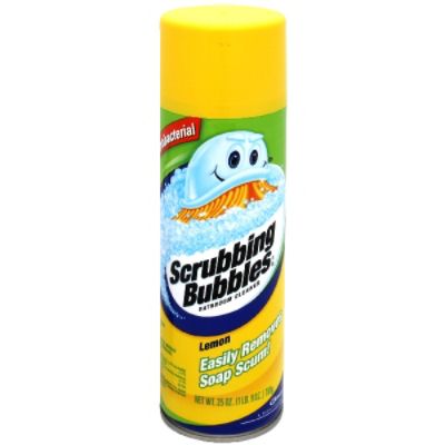 Scrubbing Bubbles Bathroom Cleaner, Lemon, 25 oz (1 lb 9 oz) 708 g