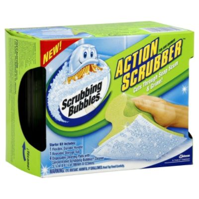 Scrubbing Bubbles Action Scrubber Starter Kit, Tub and Shower, 1 kit