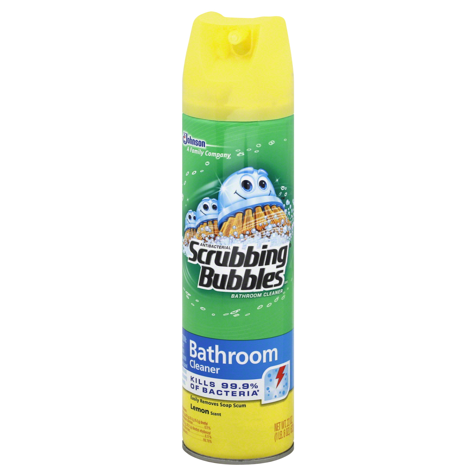 Scrubbing Bubbles Bathroom Cleaner, Lemon Scent, 22 oz (1 lb 6 oz) 623 g