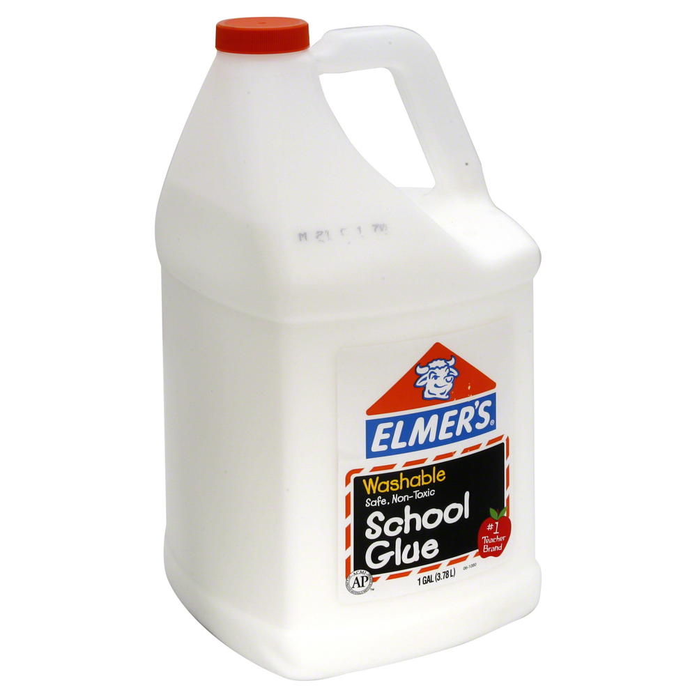 Elmers/X-Acto EPIE340 Washable School Glue, 1 gal, Liquid
