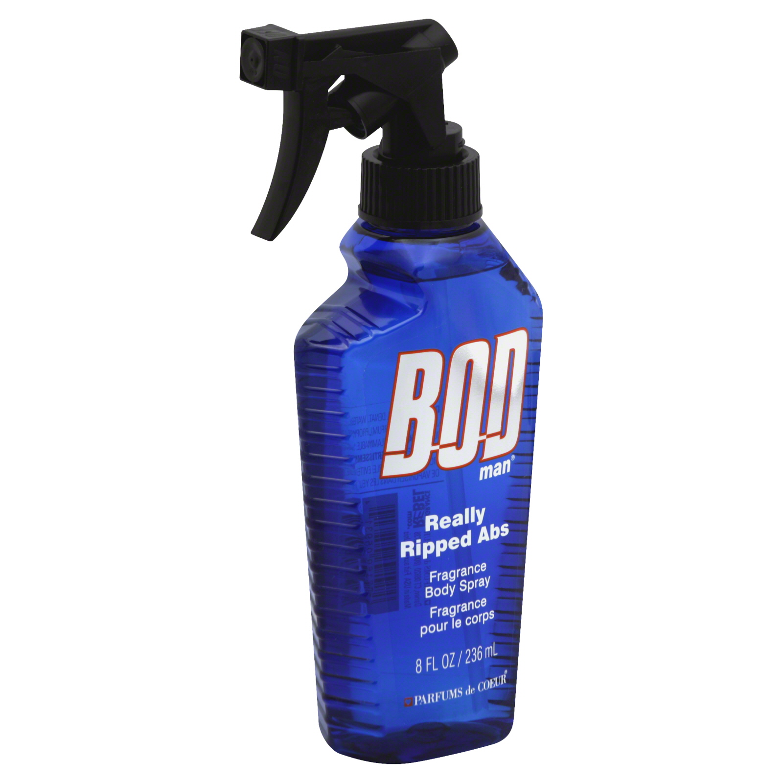 BOD Man Fragrance Body Spray, Really Ripped Abs, 8 fl oz (236 ml)