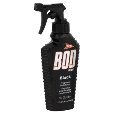 BOD Man Parfums de Coeur  Fragrance Body Spray, Black, 8 fl oz (236.6 ml)