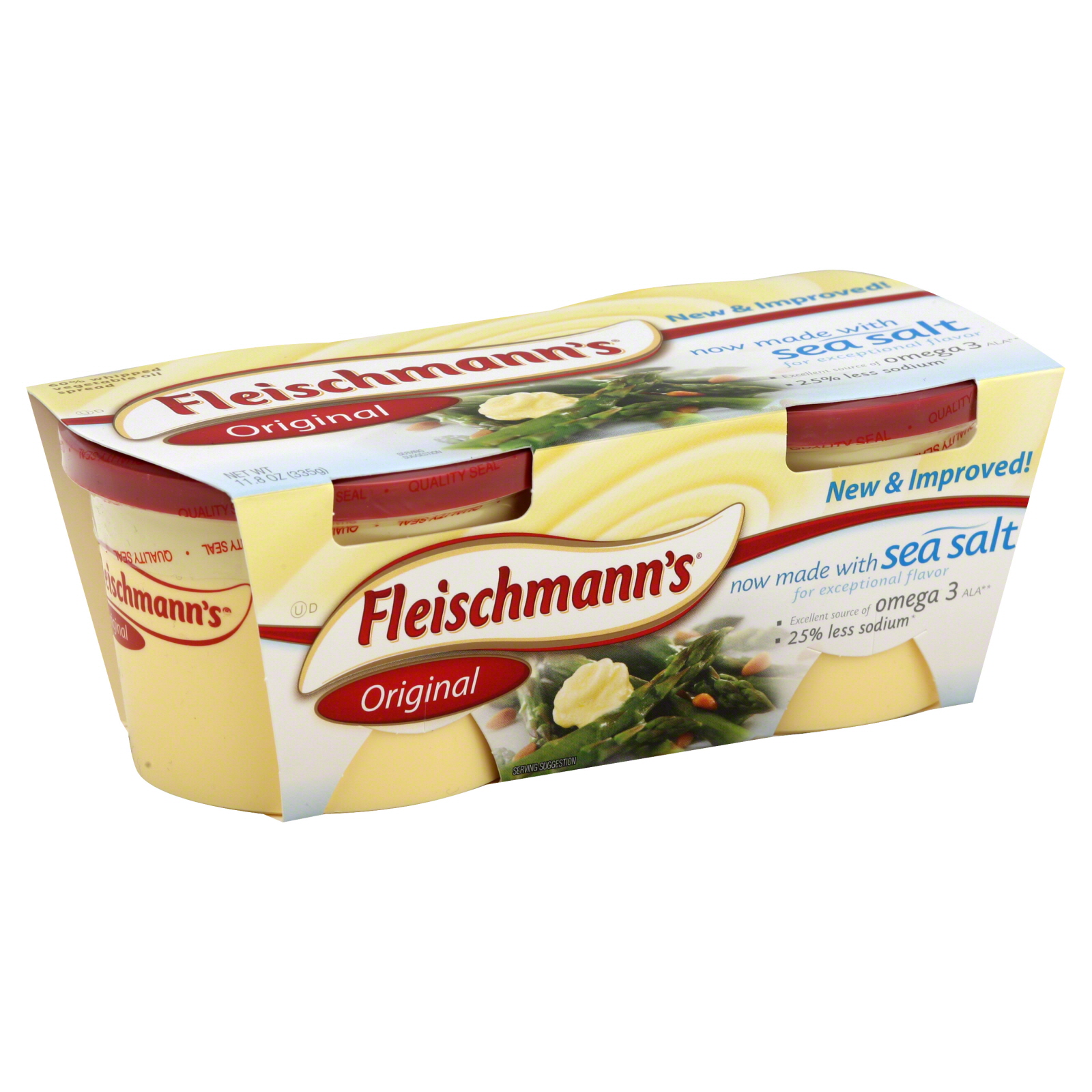 Fleischmann's Vegetable Oil Spread, 60%, Whipped, Original, 11.8 oz (335 g)