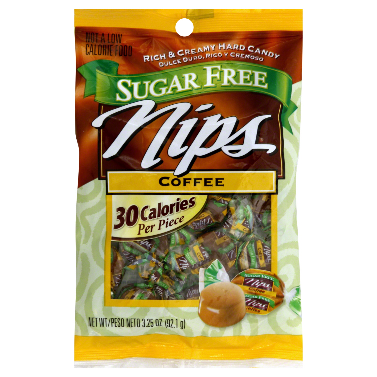 Pearson Nips Nips Sugar Free Hard Candy, Rich & Creamy, Coffee, 3.25 oz (92.1 g)