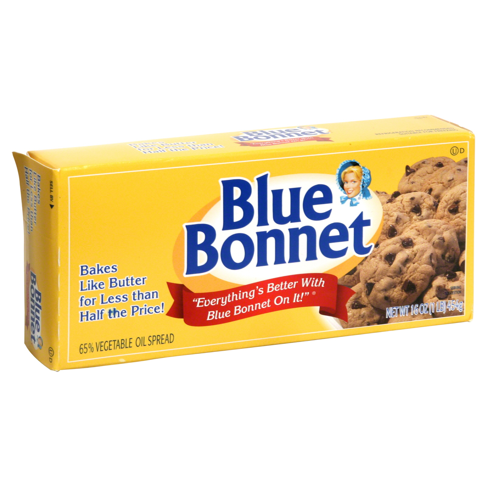 Blue Bonnet 65% Vegetable Oil Spread, 16 oz (1 lb) 454 g