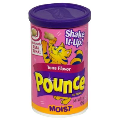 Pounce Shake It Up! Cat Treats, Moist, Tuna Flavor, 3 oz (85 g)