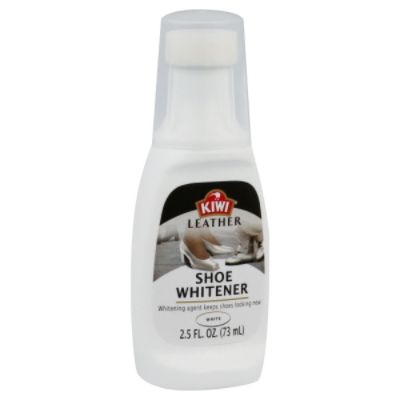 Kiwi Leather Shoe Whitener, White, 2.5 fl oz (73 ml)