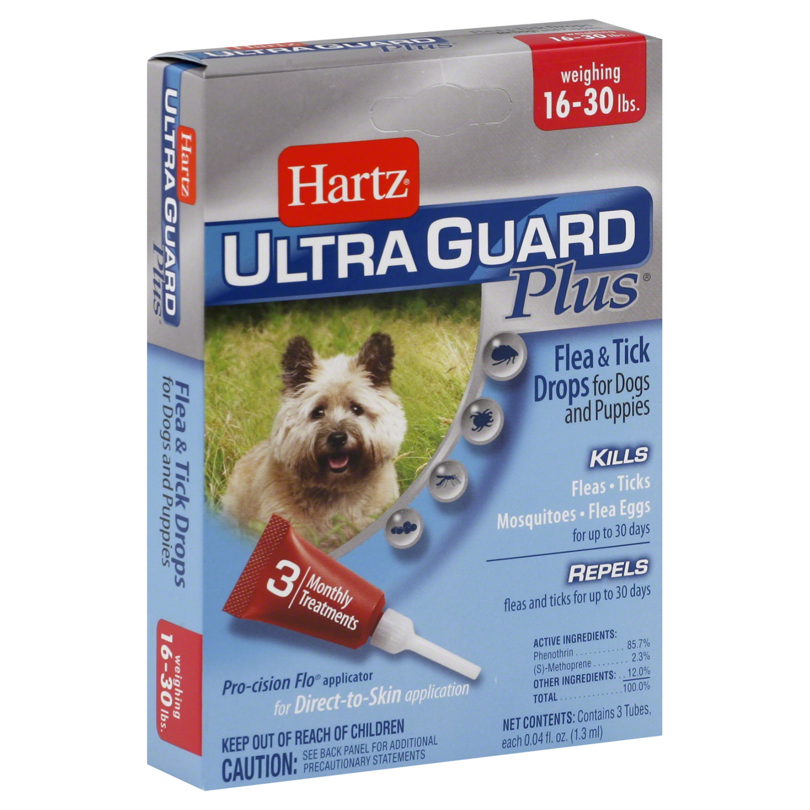 Hartz Advanced Care Flea & Tick for Dogs 16-30 Pounds - 13 Fluid Ounce