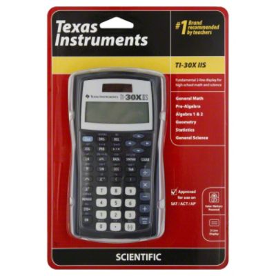 Texas Instruments 30XIIS/TBL/1L1/E Scientific Calculator