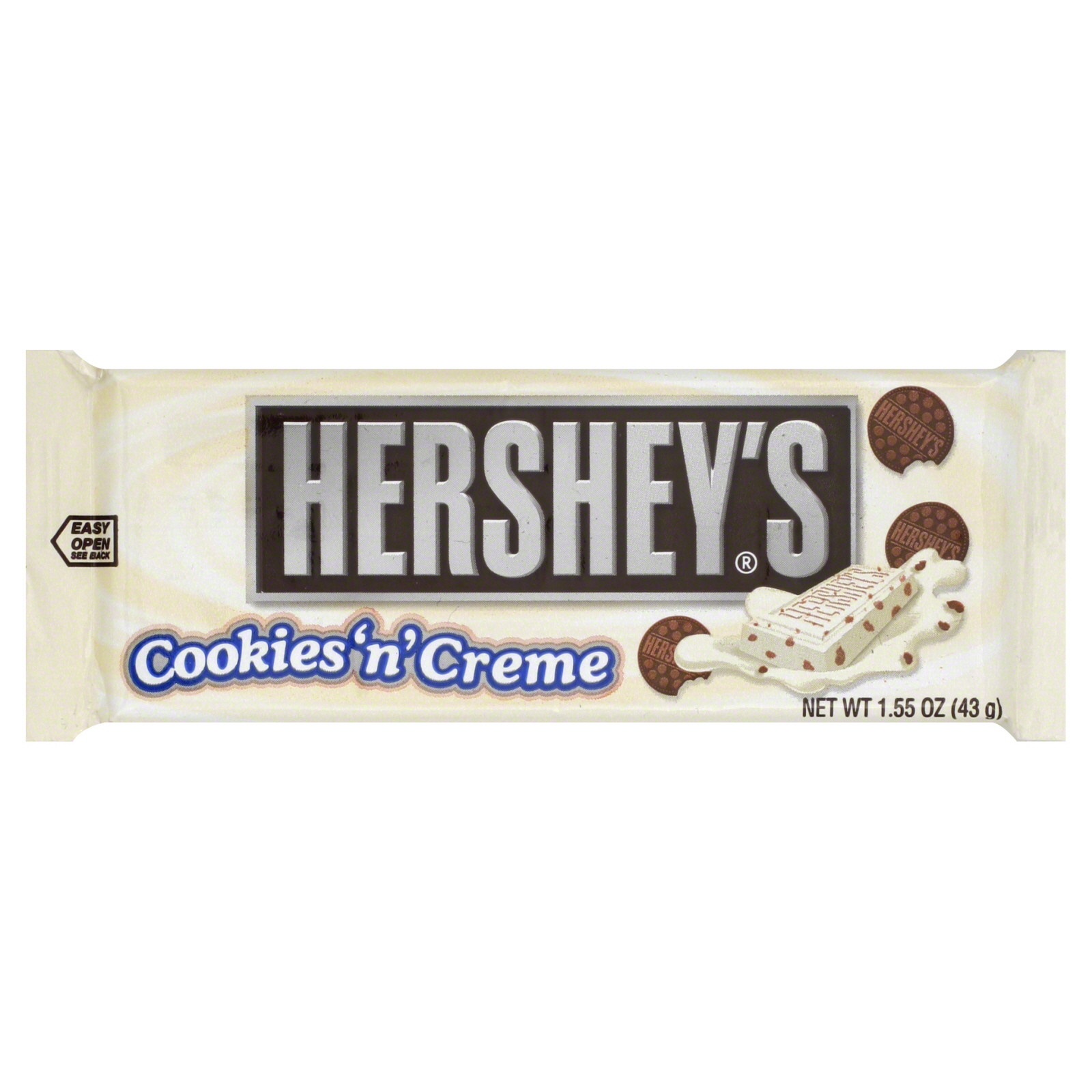 Hershey's Hershey&#65533;s Cookies 'n' Creme, 1.55 oz (43 g)