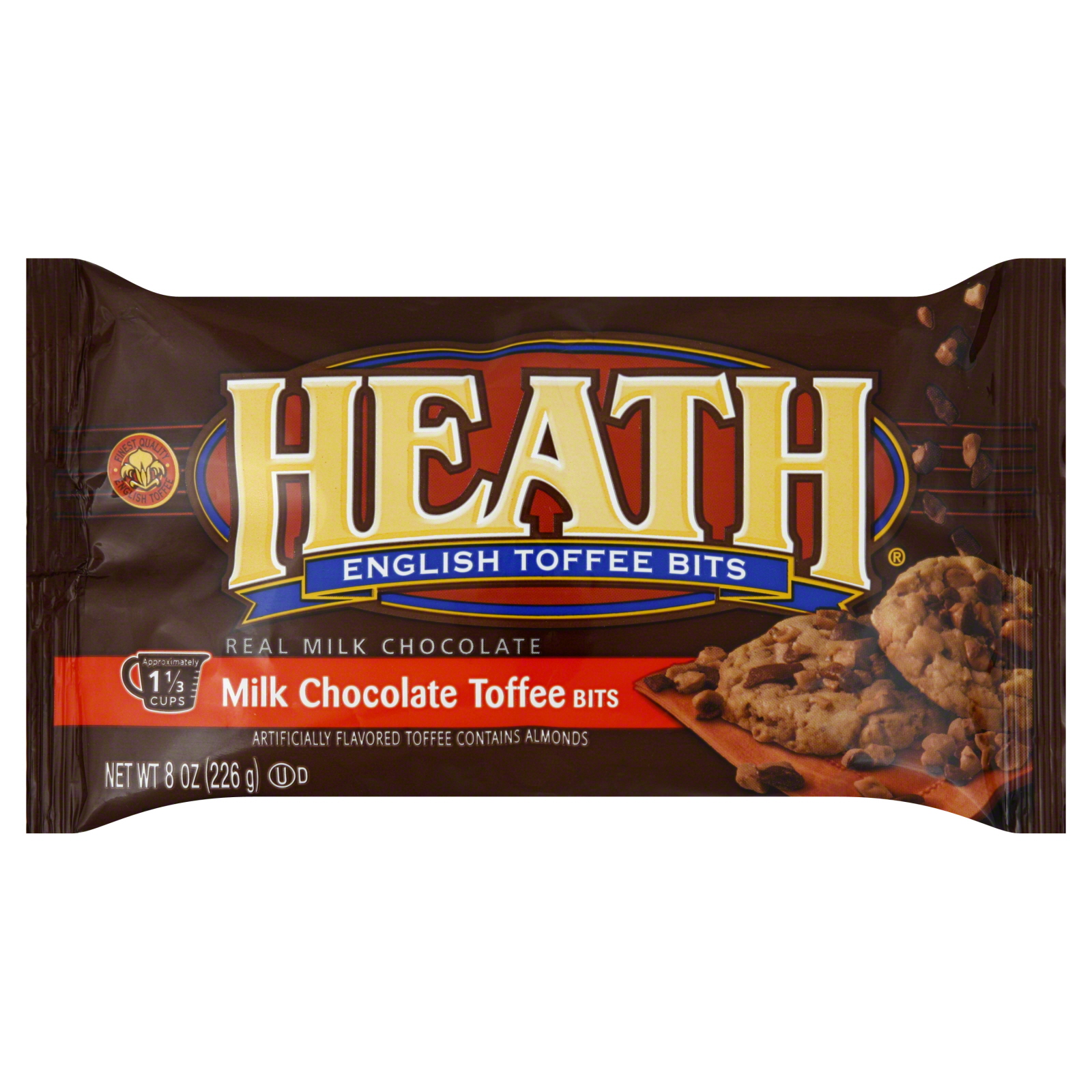 Heath Toffee Bits, Milk Chocolate, 8 oz (226 g)