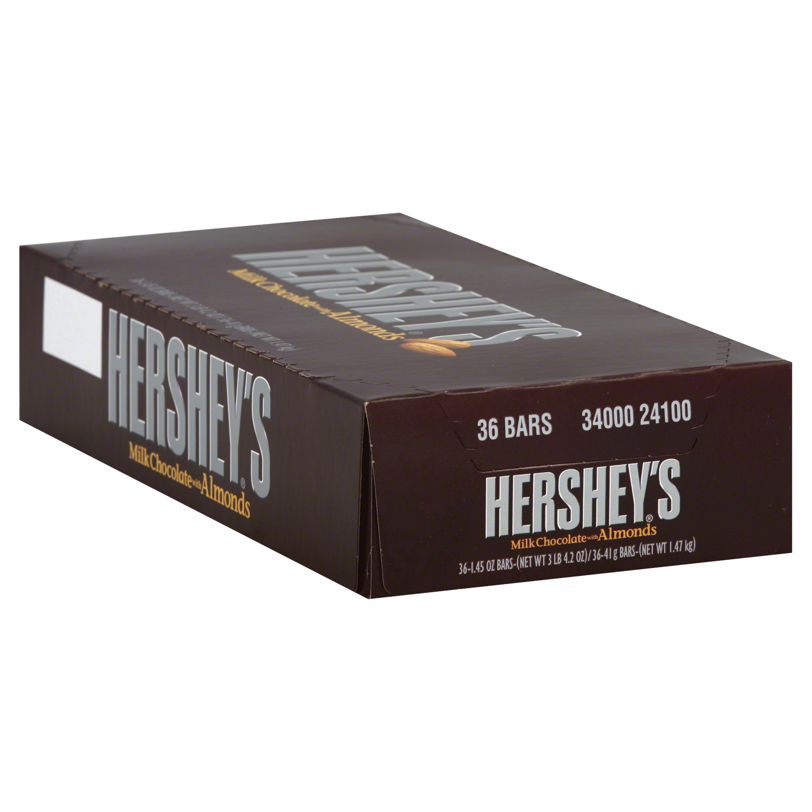Hershey's Milk Chocolate with Almonds, 36 - 1.45 oz (41 g) bars