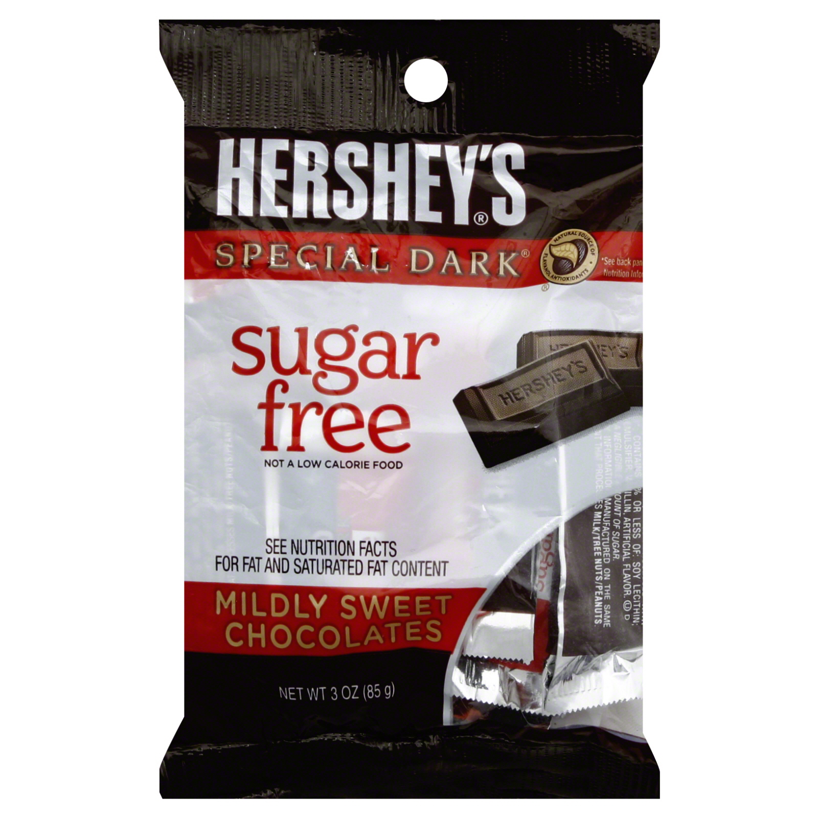 Hershey's Dark Chocolates, Special Dark, Sugar Free, 3 oz (85 g)