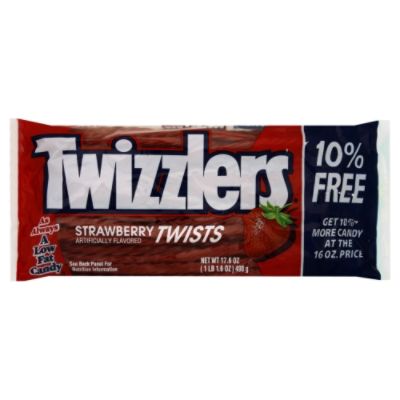 Twizzlers Twists, Strawberry, 17.6 oz (1 lb 1.6 oz) 498 g