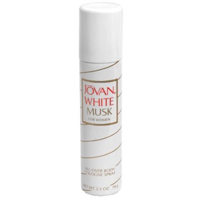 Jovan All-Over Body Cologne Spray, White Must, 2.5 oz