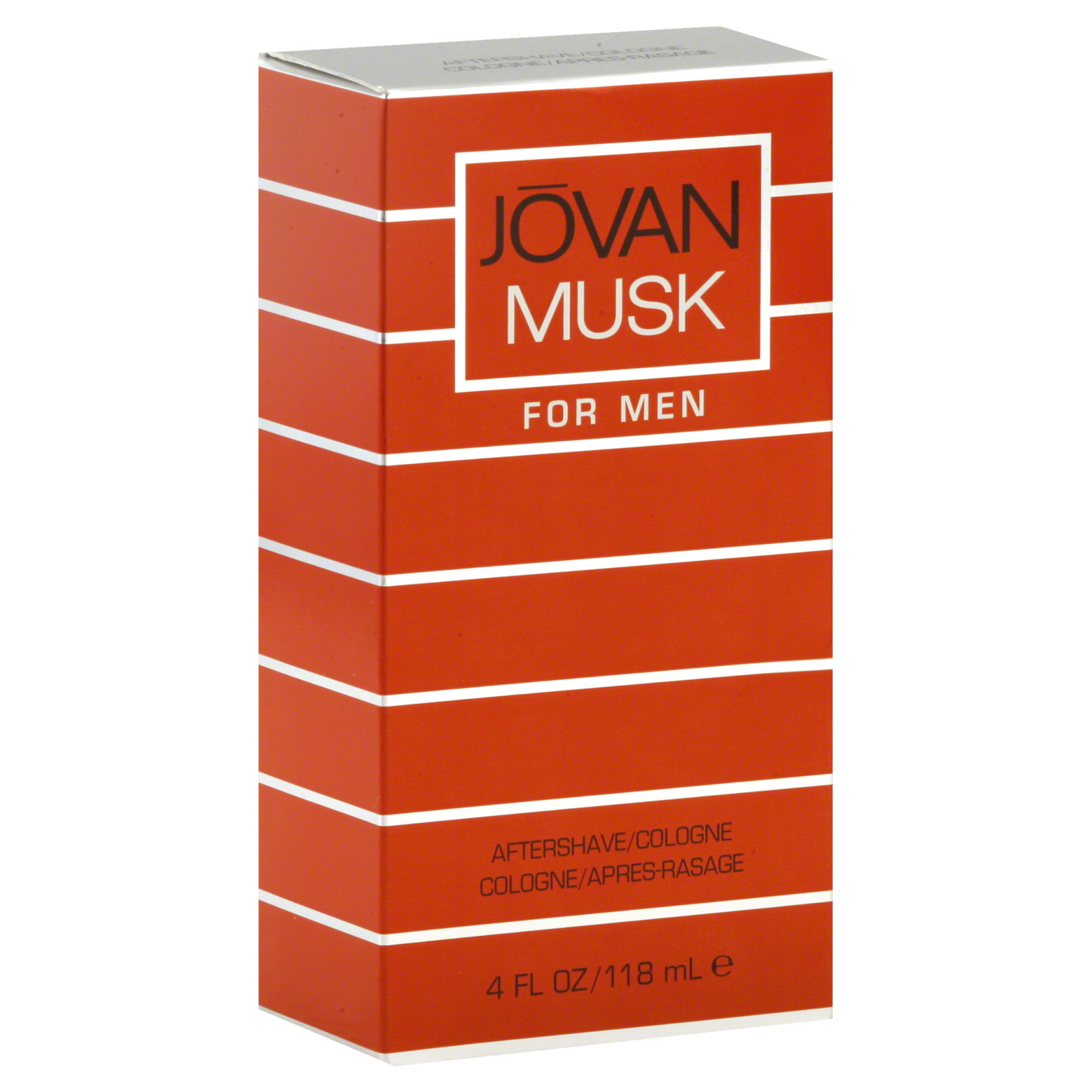 Jovan Musk Aftershave/Cologne for Men, 4 fl oz (118 ml)