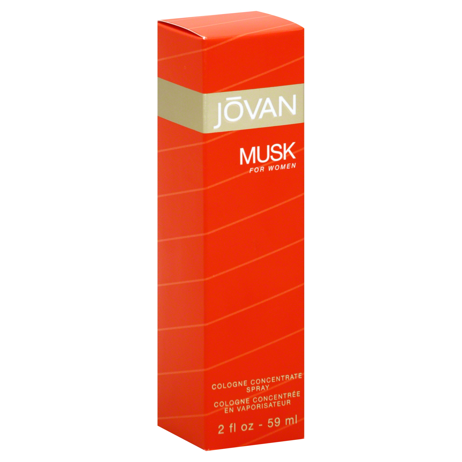 Jovan Musk Cologne Concentrate Spray, for Women, 2 fl oz (59 ml)