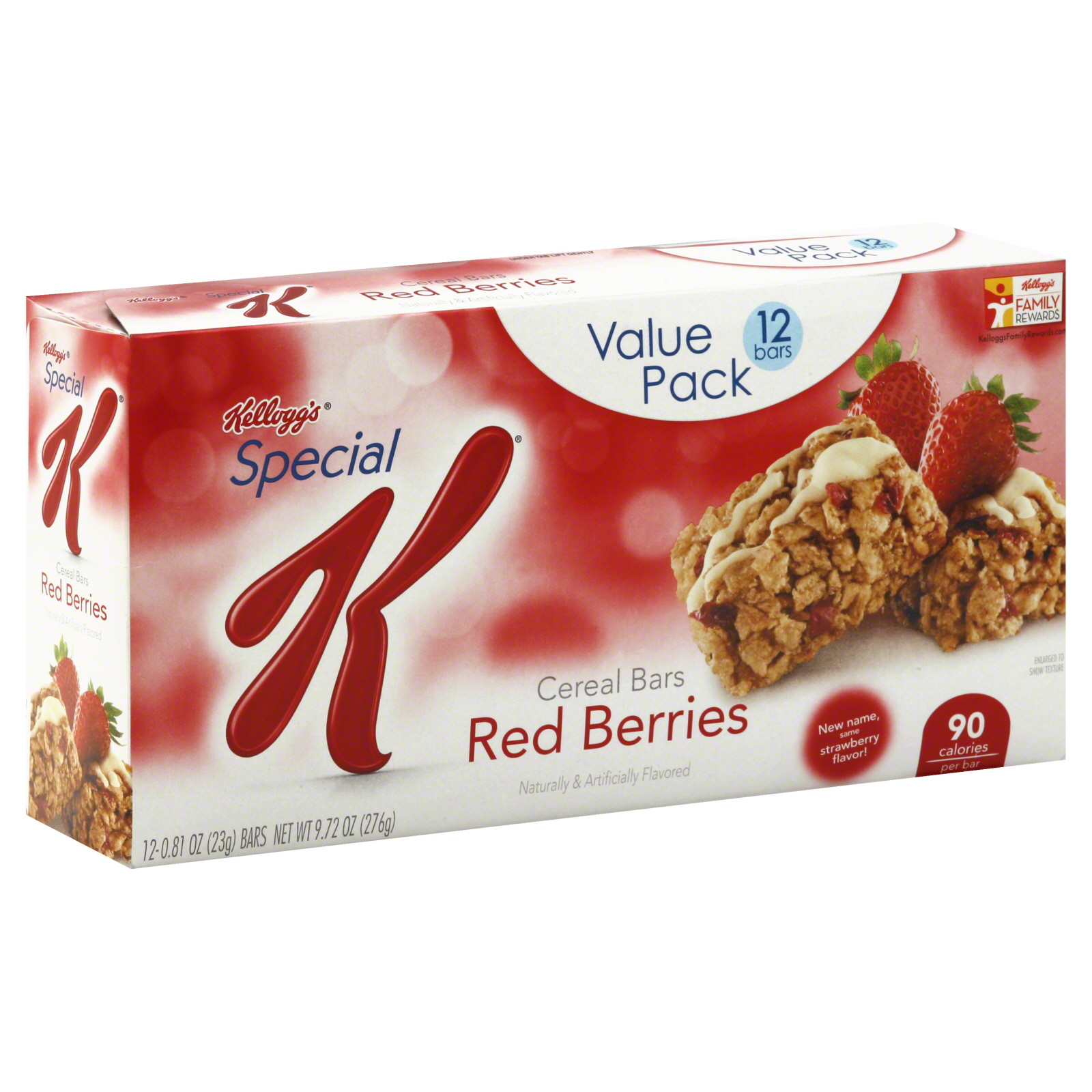 Kellogg's Special K Cereal Bars, Strawberry, Big Pack, 12 - 0.81 oz (23 g) bars [9.72 oz (276 g)]