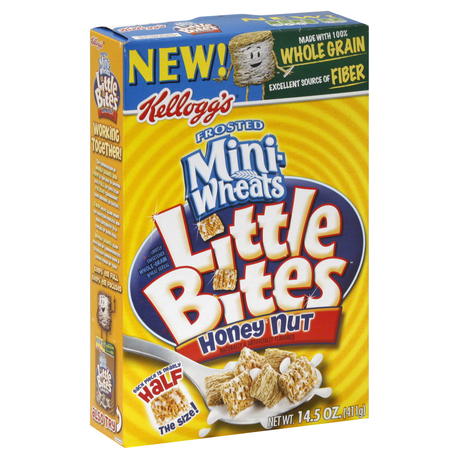 Mini-Wheats Frosted Cereal, Little Bites, Honey Nut, 14.5 oz (411 g)