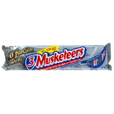 3 Musketeers Candy, Chocolate, 5.07oz (143.7 g)