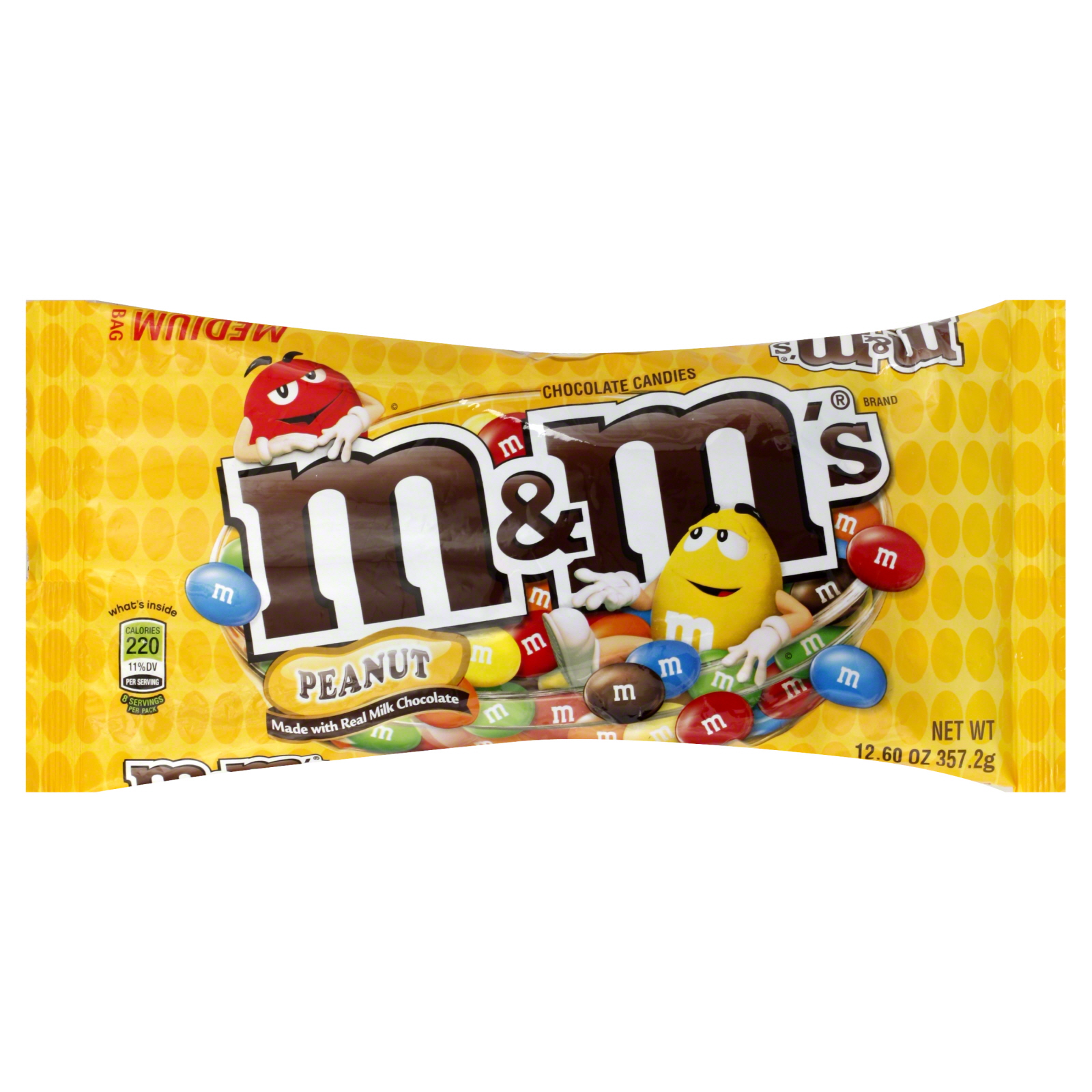 M&M's Chocolate Candies Peanut, 12.6 oz