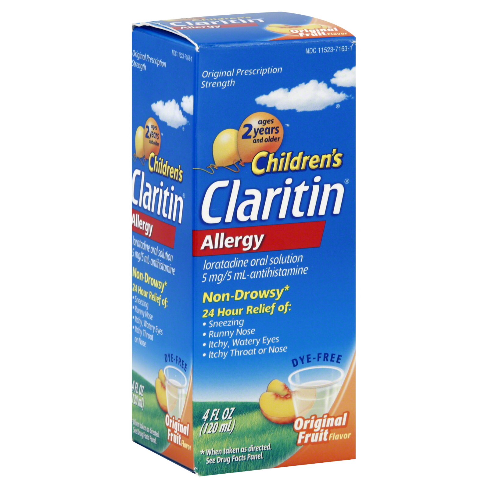 Claritin Children's Allergy, Original Fruit Flavor, 4 fl oz (120 ml)