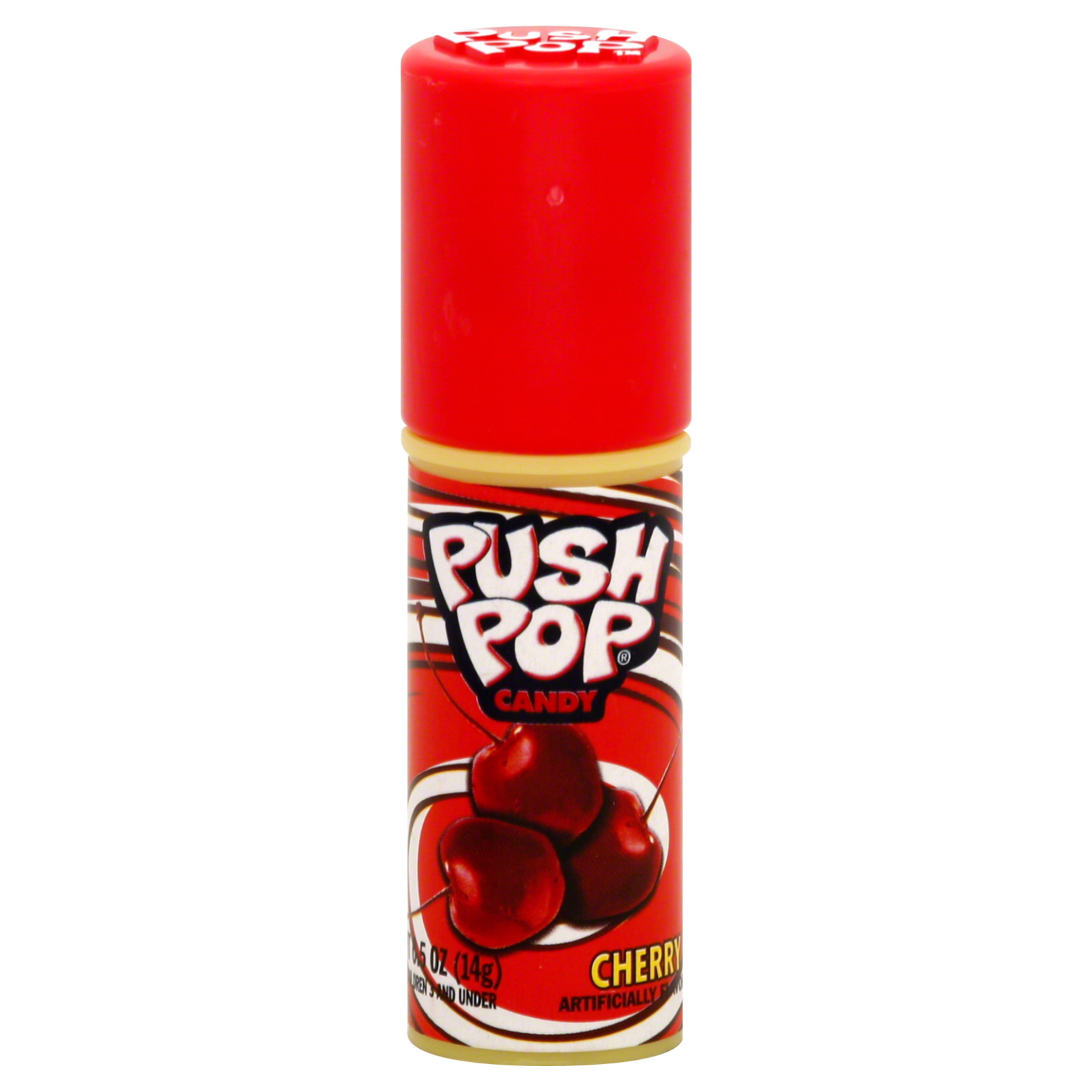 Push Pop Candy, Cherry, 0.5 oz (14 g)