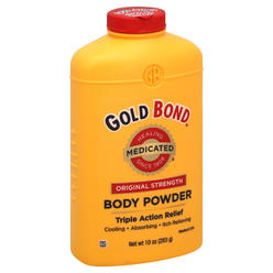 Gold Bond Body Powder, Medicated, Original Strength, 10 oz (283 g)