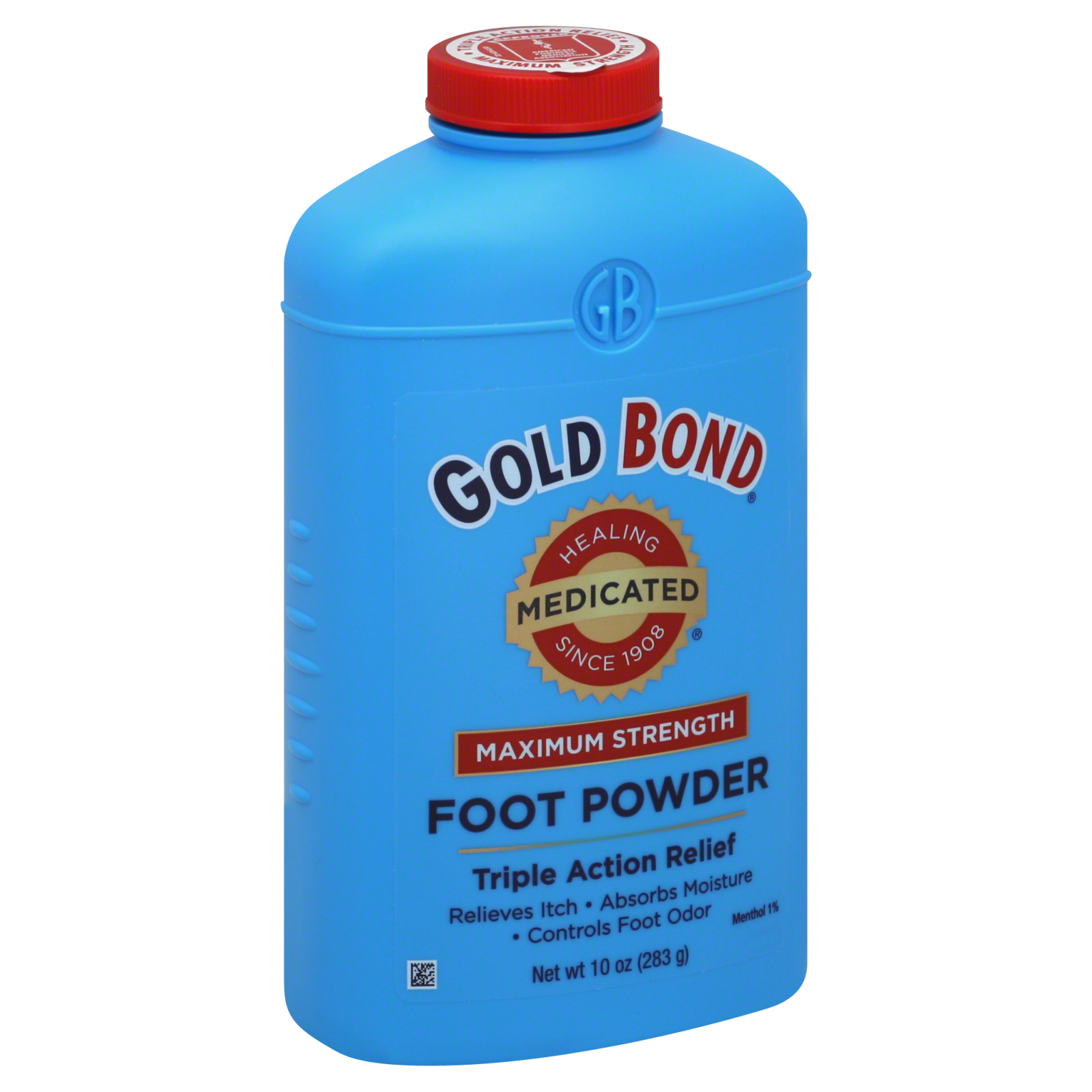 Foot Powder, Medicated, Maximum Strength, 10 oz (283 g)