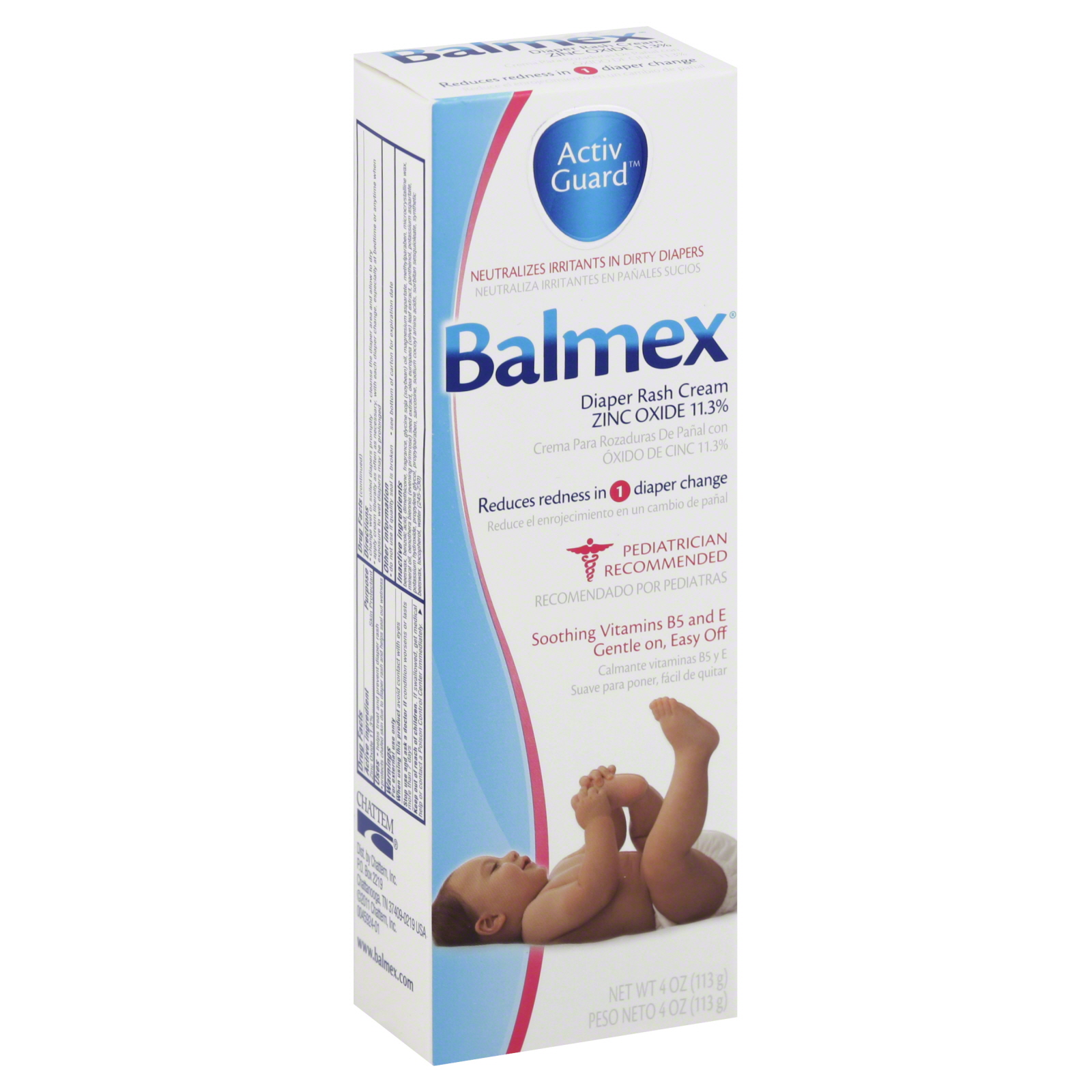Balmex Diaper Rash Cream, 4 oz (113 g)