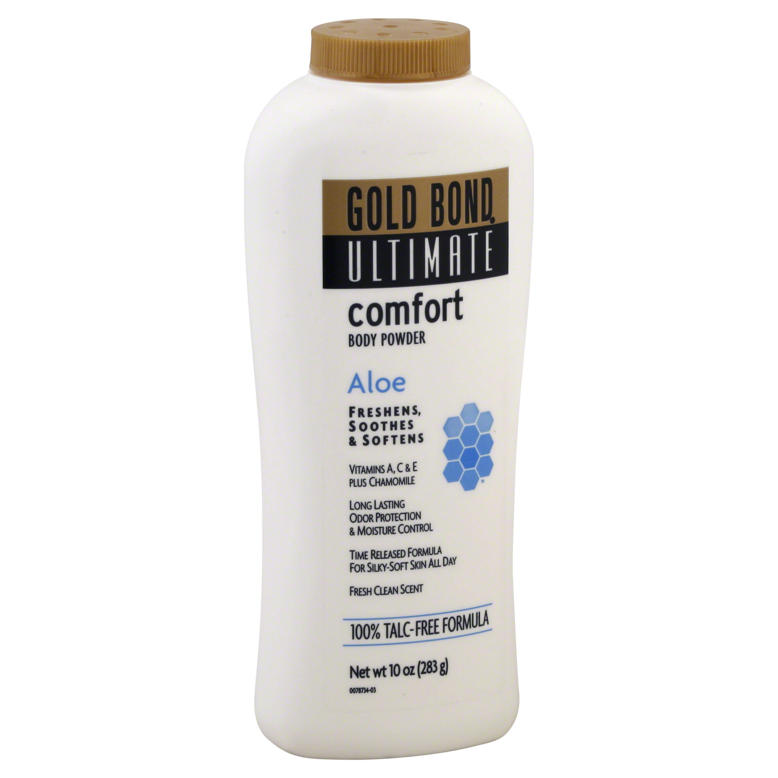 Gold Bond Ultimate Body Powder, Comfort, Aloe, 10 oz (283 g)