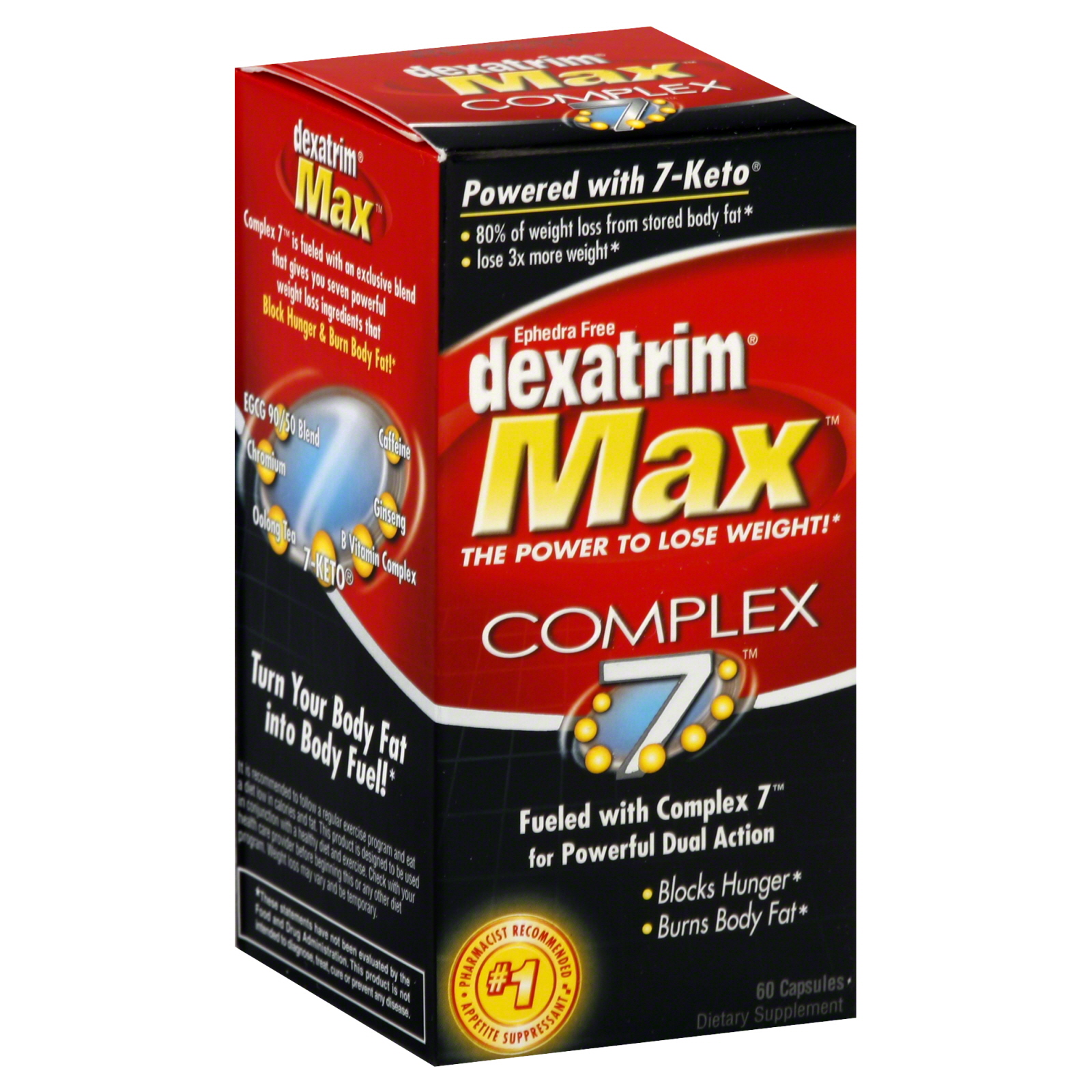 Dexatrim Max Complex 7, Capsules, 60 capsules