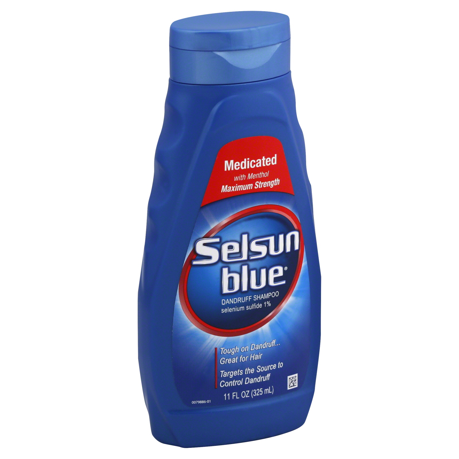 Selsun Blue Dandruff Shampoo with Menthol, Medicated Treatment, 11 fl oz (325 ml)