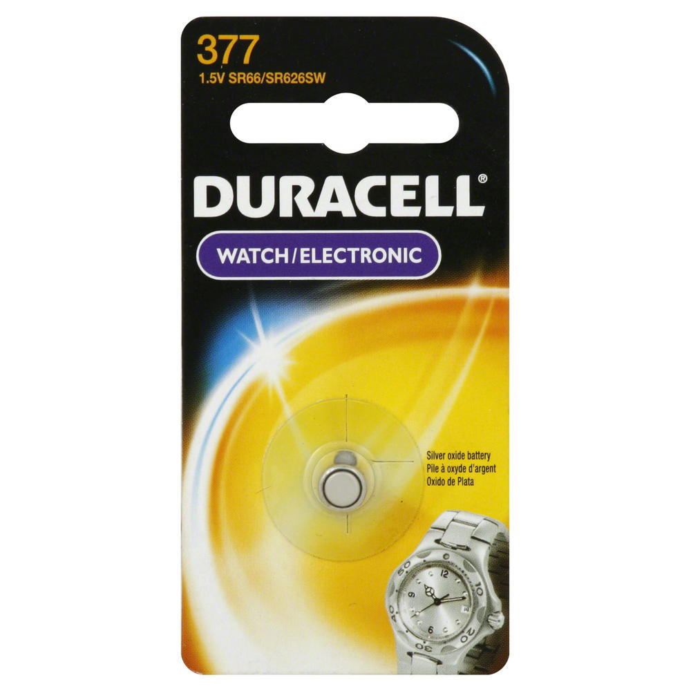 83317710 Duracell 377 Battery - 1 Count  SR66 / SR626W / 376