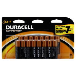 Duracell MN15B16PTPZ99 Duracell Battery, Alkaline, AA, Premium, PK16  MN15B16PTPZ99