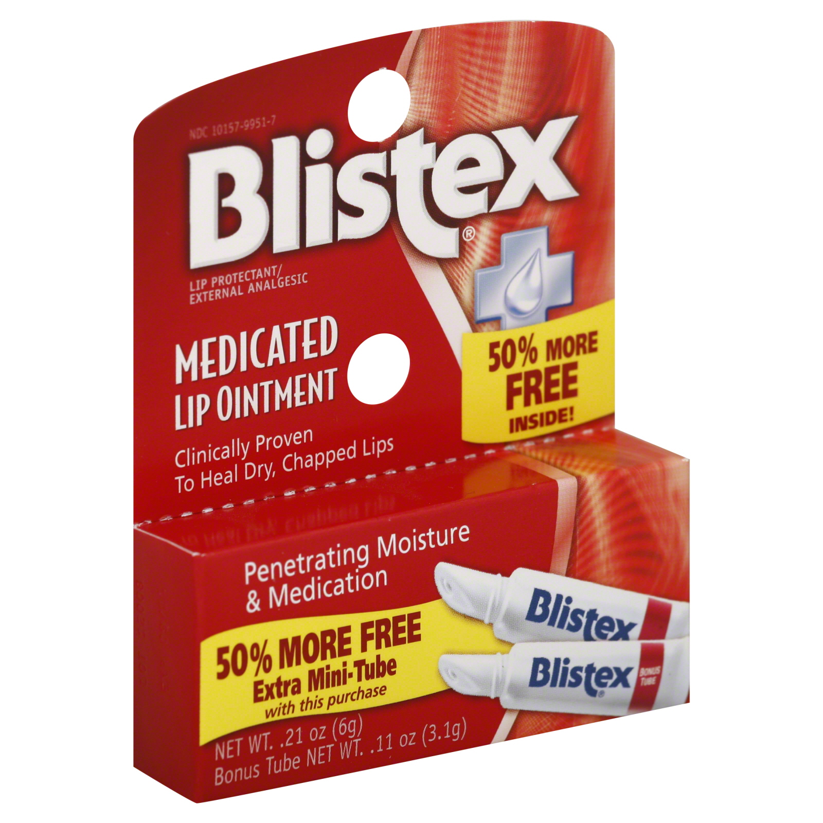 Blistex Lip Ointment, Medicated, 0.21 oz (6 g)