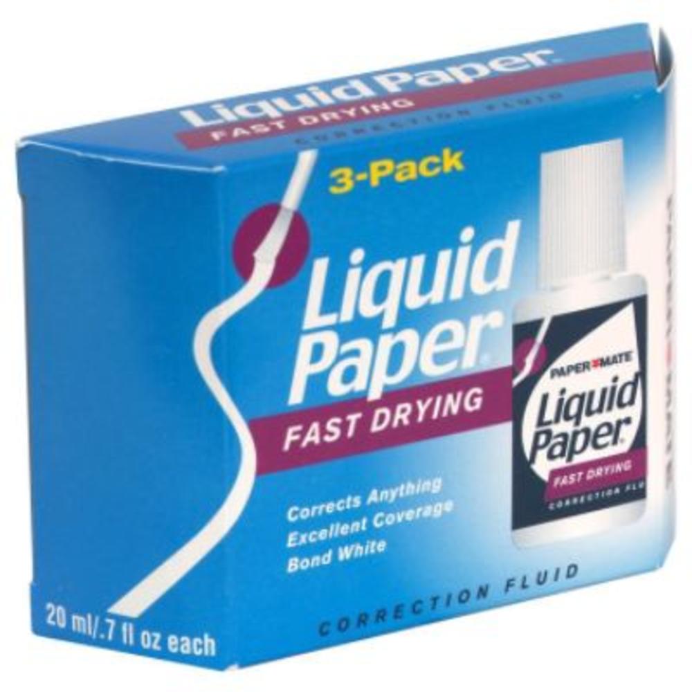Liquid Paper PAP5643115 Paper Mate Fast Dry Correction Fluid, 22 ml