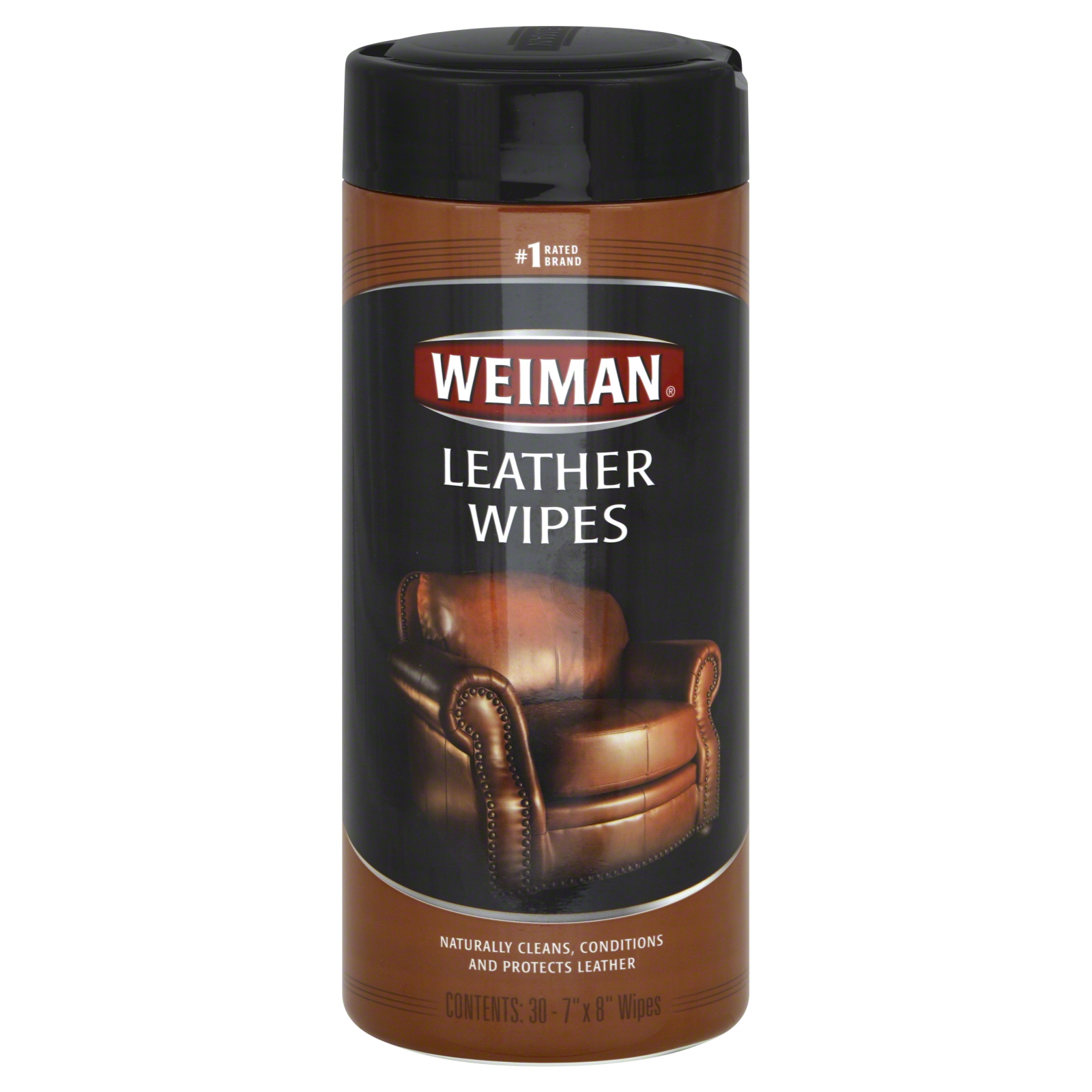Weiman Leather Wipes, 30 wipes