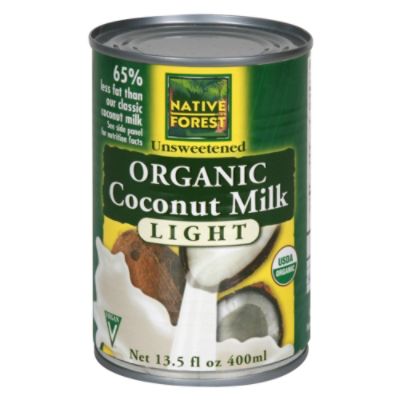 Native Forest Organic Coconut Milk, Light, Unsweetened 13.5 fl oz (400 ml)