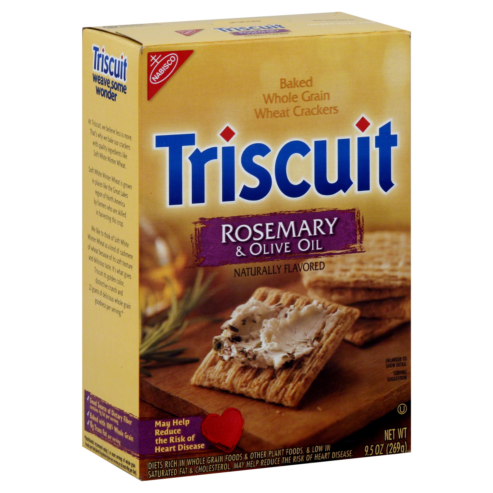 Triscuit Crackers, Rosemary & Olive Oil, 9.5 oz (269 g)