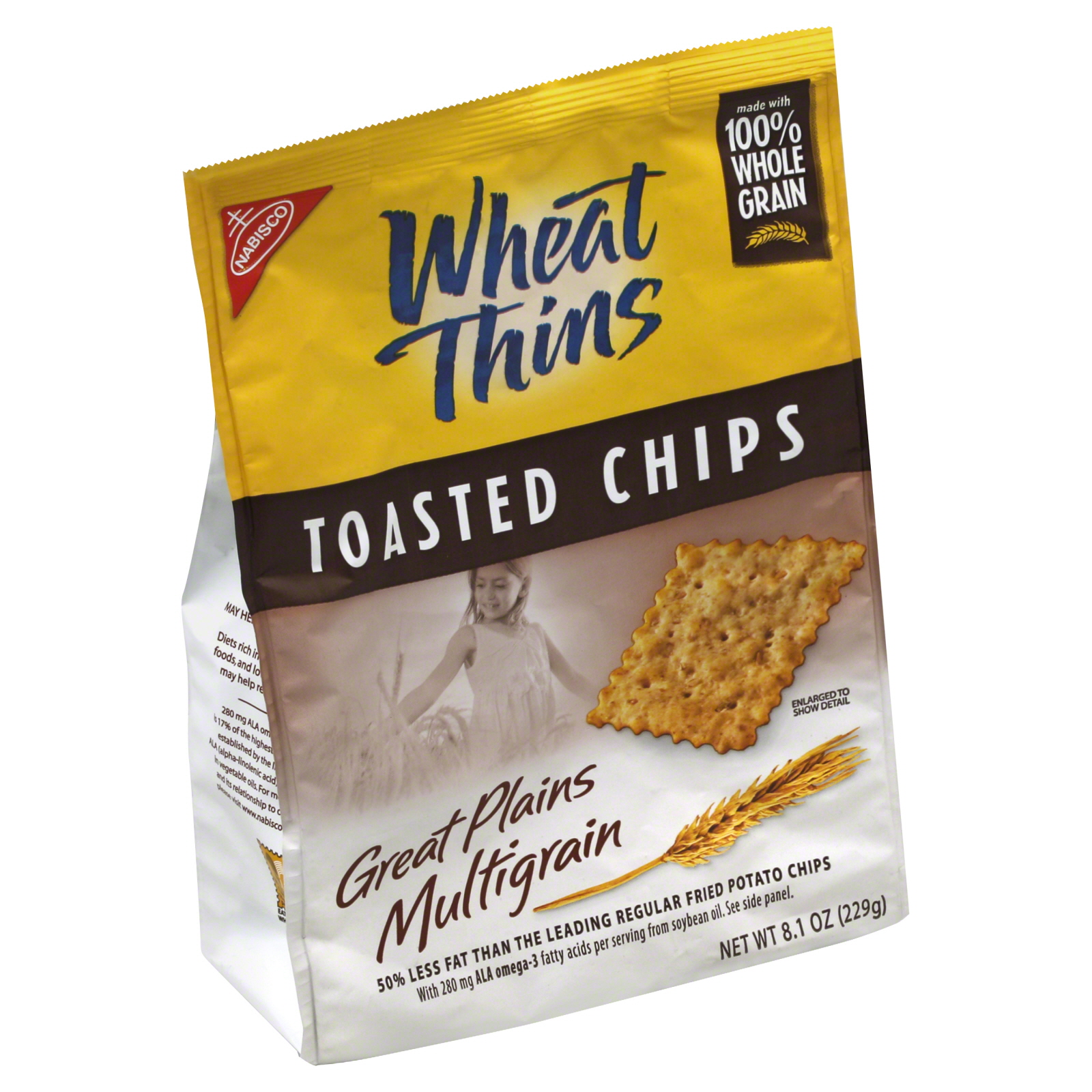 Nabisco Wheat Thins Toasted Chips, Great Plains Multigrain, 8.1 oz (229 g)