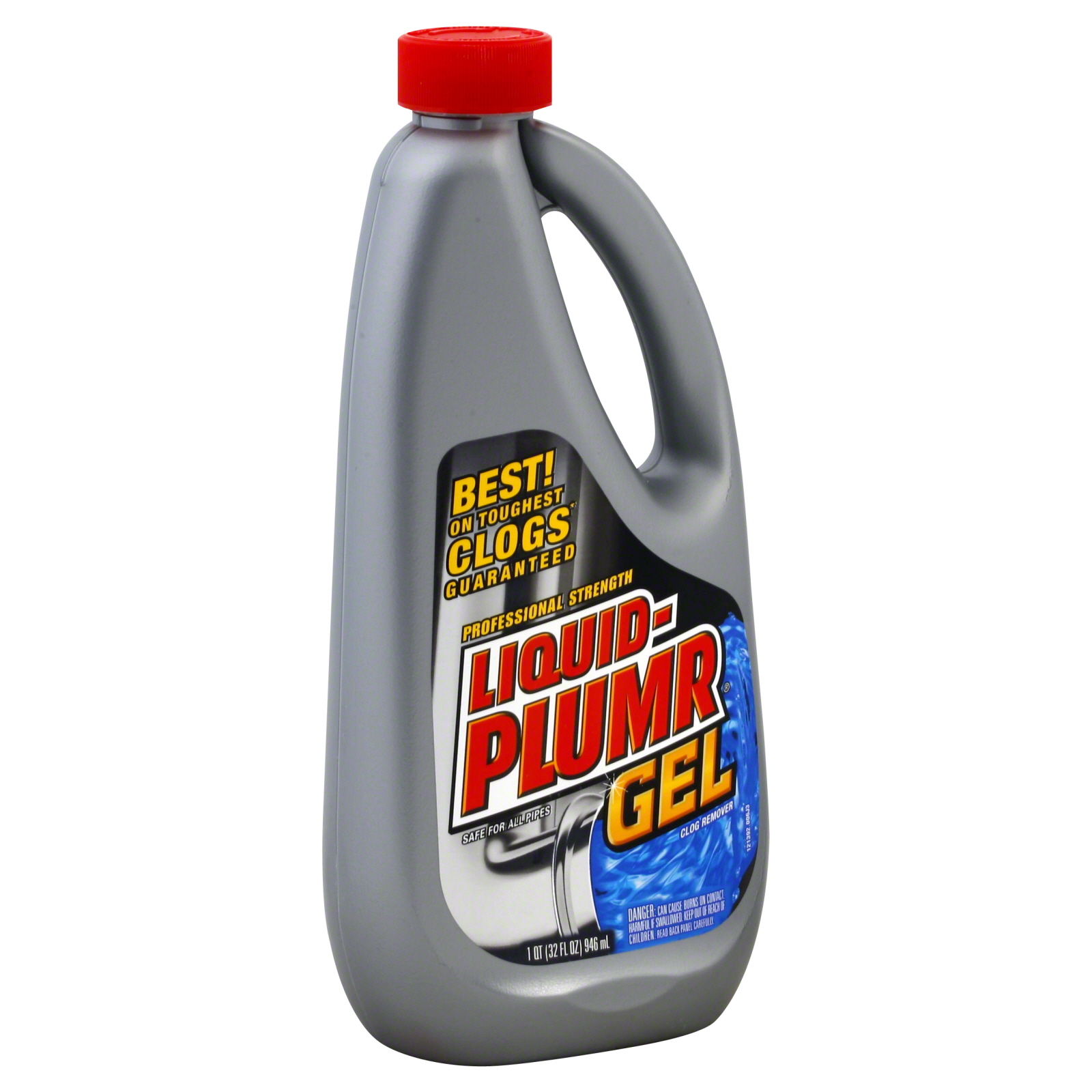 Liquid-Plumr Clog Remover, Gel, Professional Strength, 32 fl oz (1 qt) 946 ml